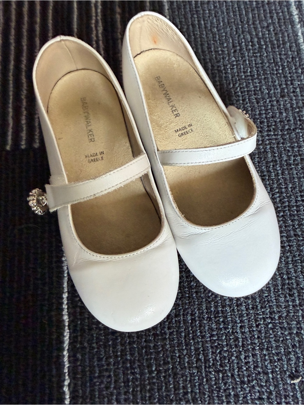 100% calfskin handmade in Greece premium quiet luxury Mary Janes: Babywalker